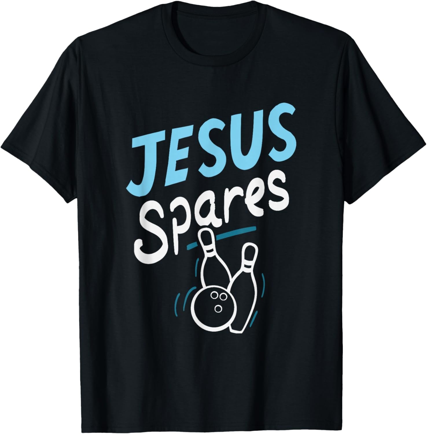 Jesus Spares Bowling T-Shirt