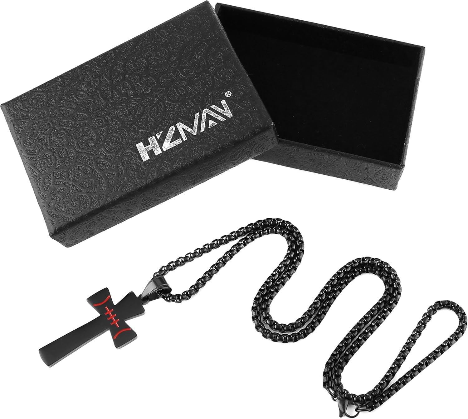 Basketball Football Soccer Cross Pendant, I CAN DO ALL THINGS STRENGTH Bible Verse Stainless Steel Necklace