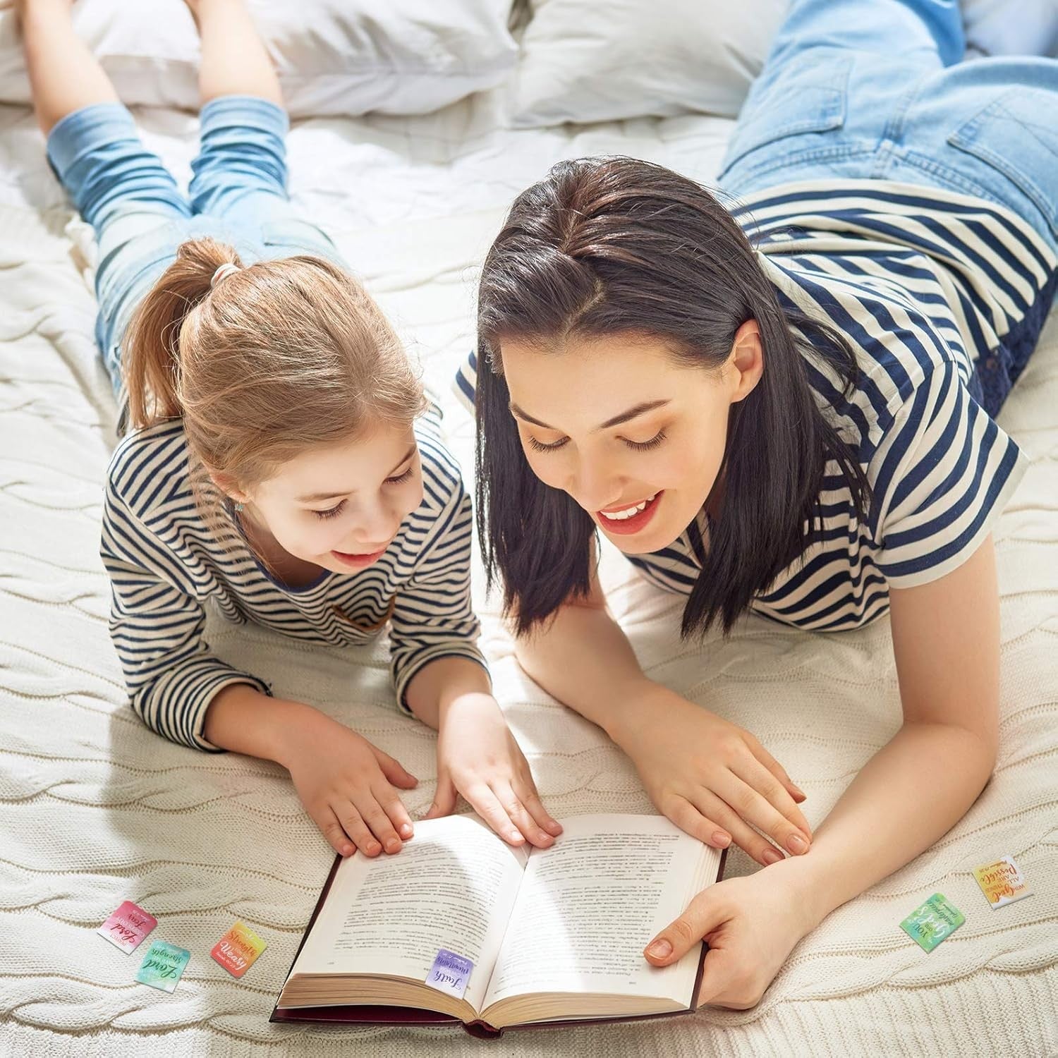 96 Pieces Bible Verse Magnetic Bookmarks 16 Styles Christian Magnet Book Markers