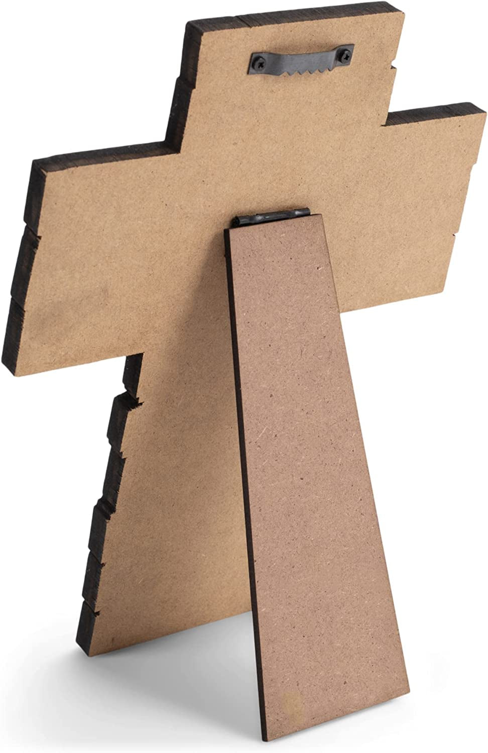 God Grant Me Serenity Distressed Wood 9 Inch Stacked Wood Cross Figurine