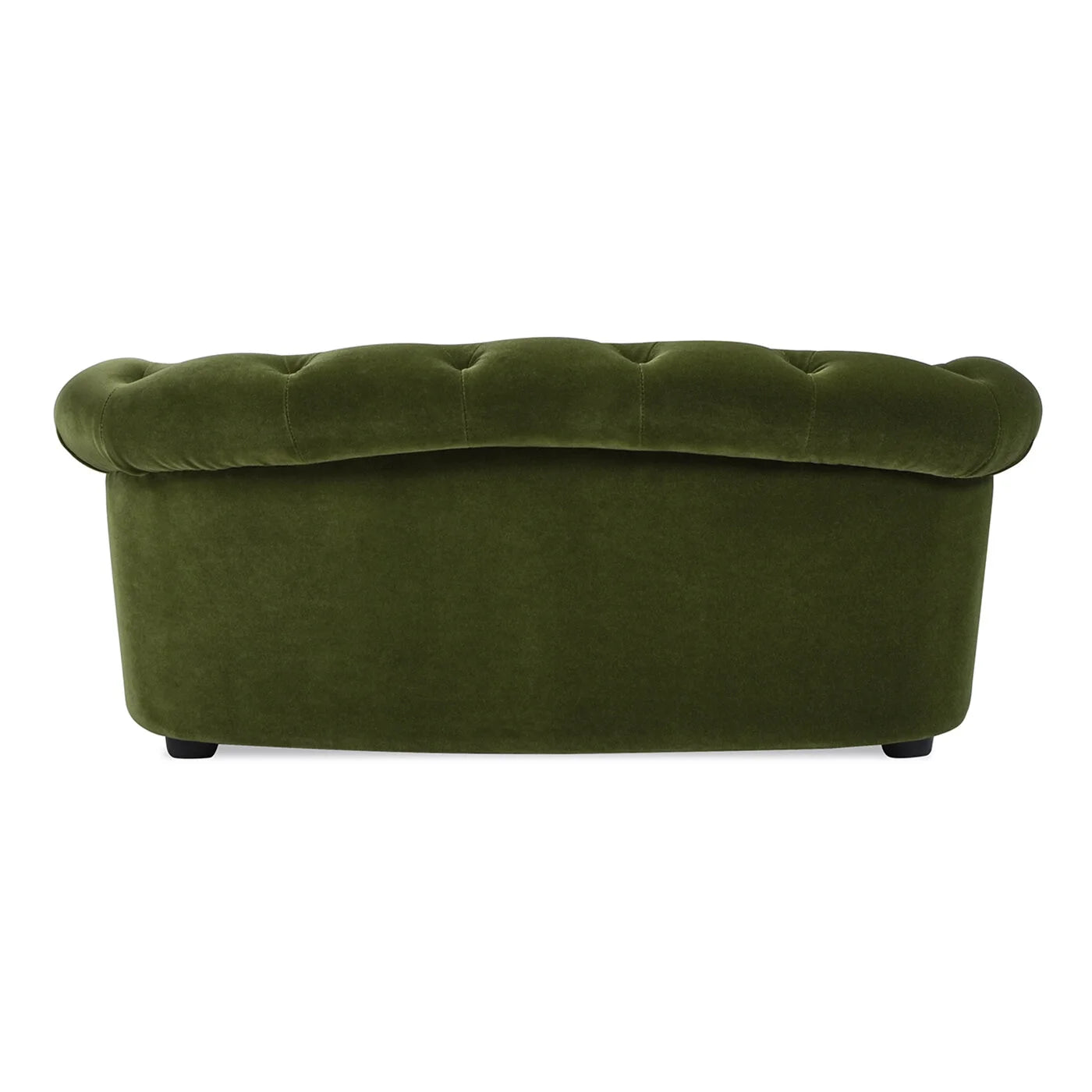 Dog Bed Kiki 36.5" Chesterfield Dog Sofa Bed, Medium, Olive Green Performance Velvet,Orthopedic Dog Bed