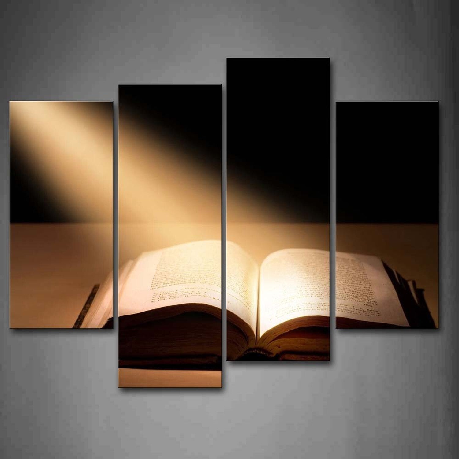 Holy Bible Wall Art Christian Jesus Canvas Painting the Picture Print on Canv...