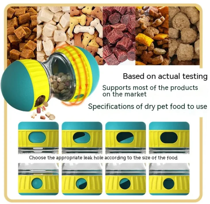Interactive Dog Treat Dispenser, Slow Feeder, Mental Stimulation