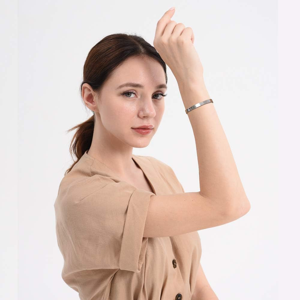 Christian Gifts for Women Inspirational Religious Bracelets for Women Her Girls Cuff Bangle Mens Bracelets Bible Verse Faith Baptism Gifts for Teenage Girls Mantra Quotes Engraved Jewelry