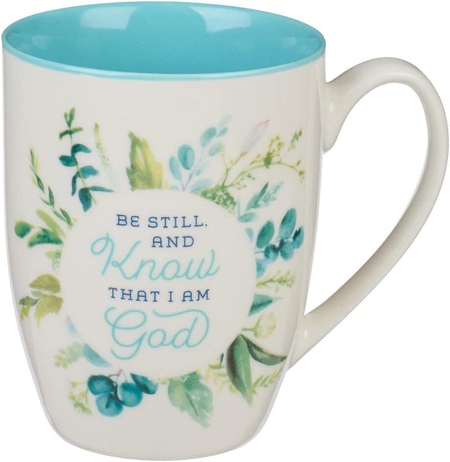 Christian Art Gifts Women'S Ceramic Coffee & Tea Mug: Be Still and Know - Psalm