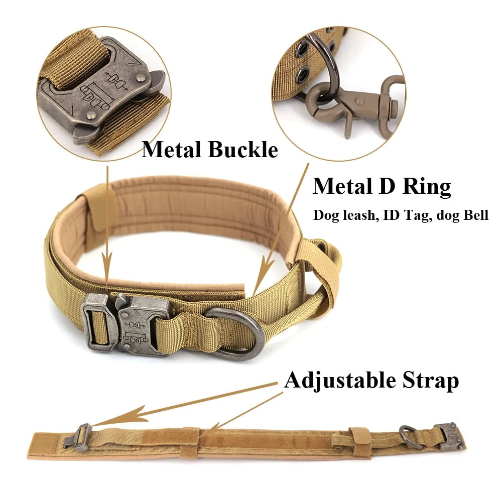 Nylon material, our heavy-duty Dog Collar.