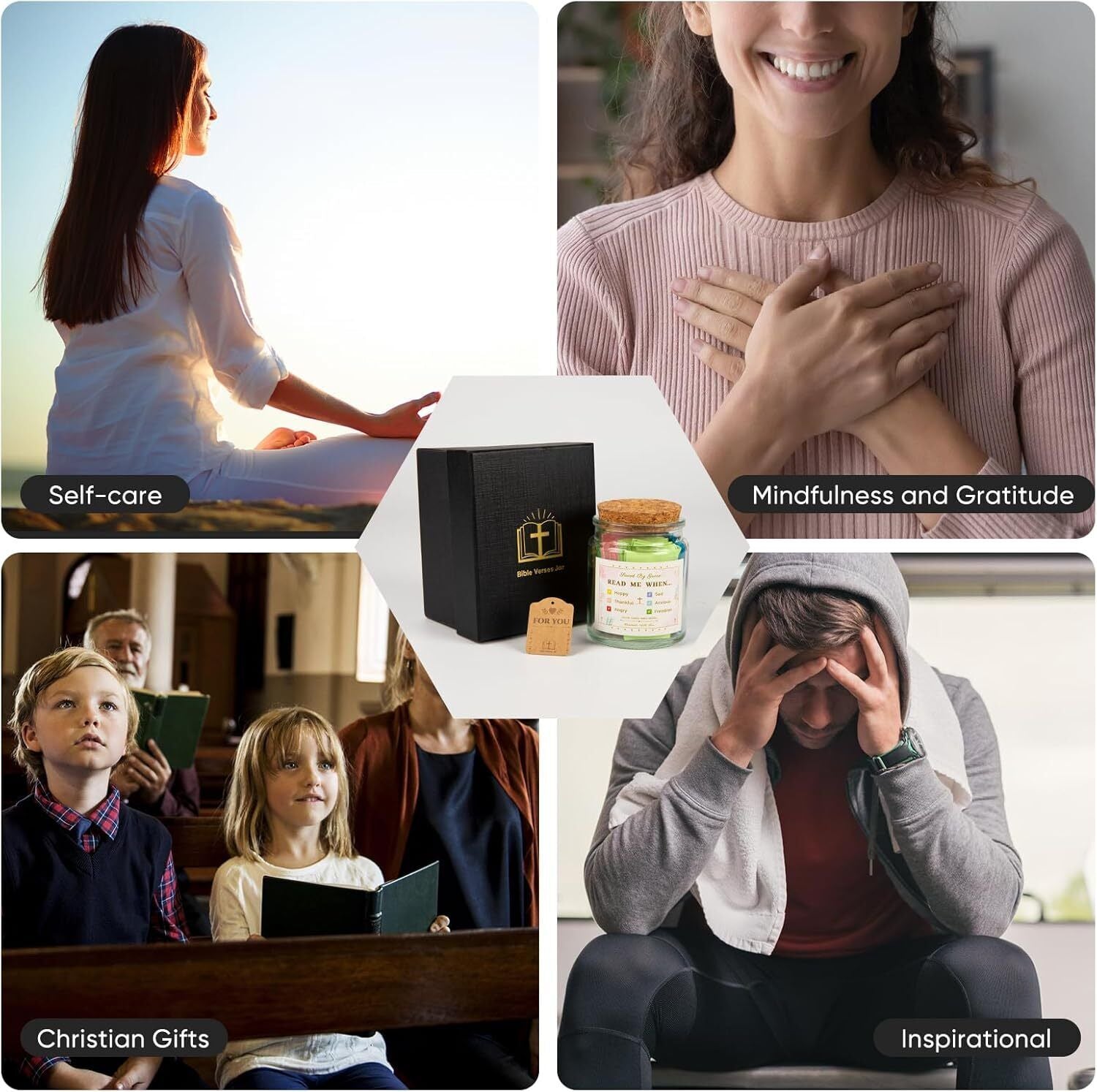 Handmade Jars Bible Verses in a Jar Hope Prayer Scripture Jar Church Biblical