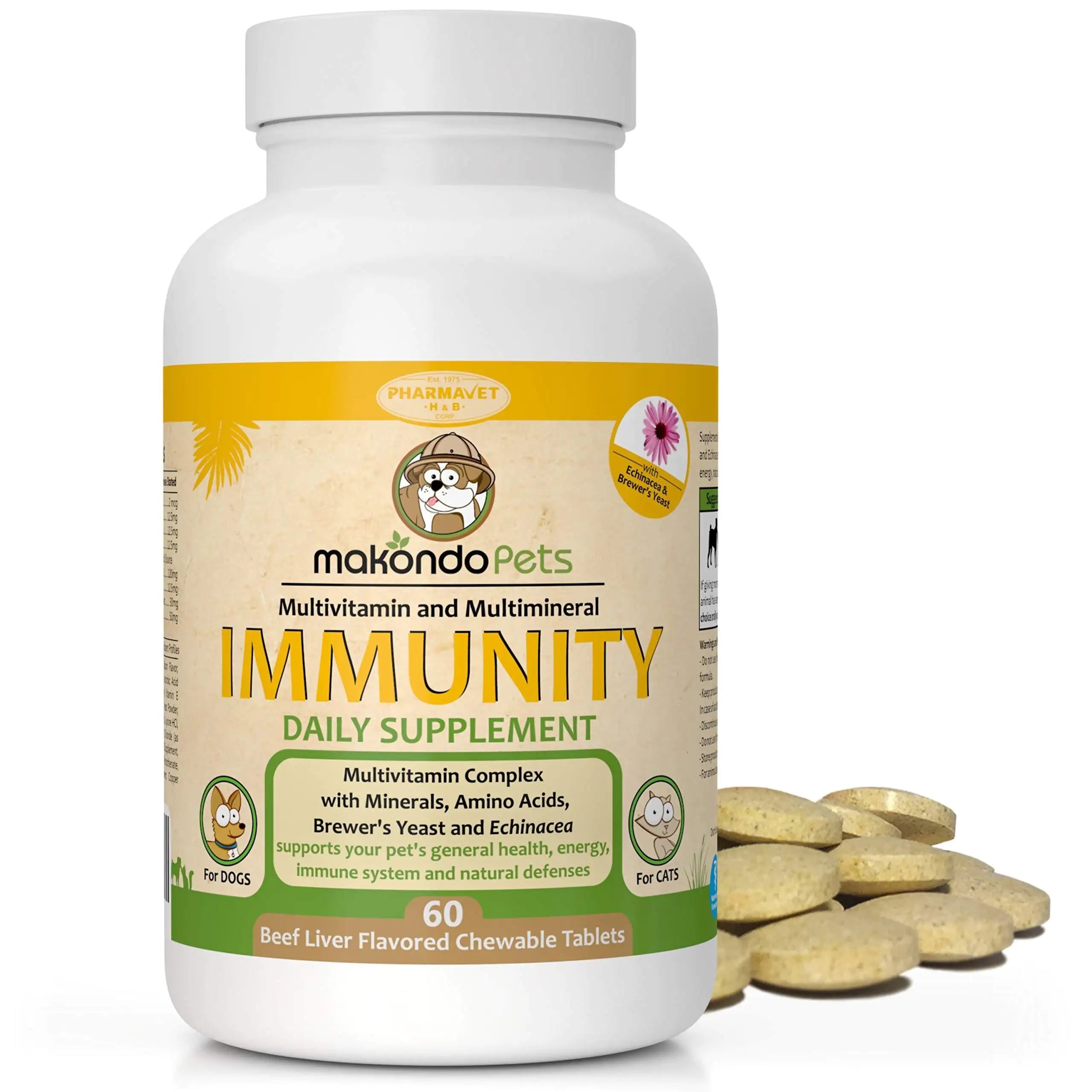 Immune Support Dog Supplement Dog Allergy Relief with Vitamins Minerals.